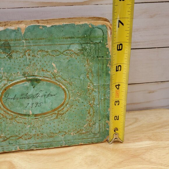 1895 German Songbook Antique Condition Fragile Historical Musical Manuscript - Picture 8 of 11